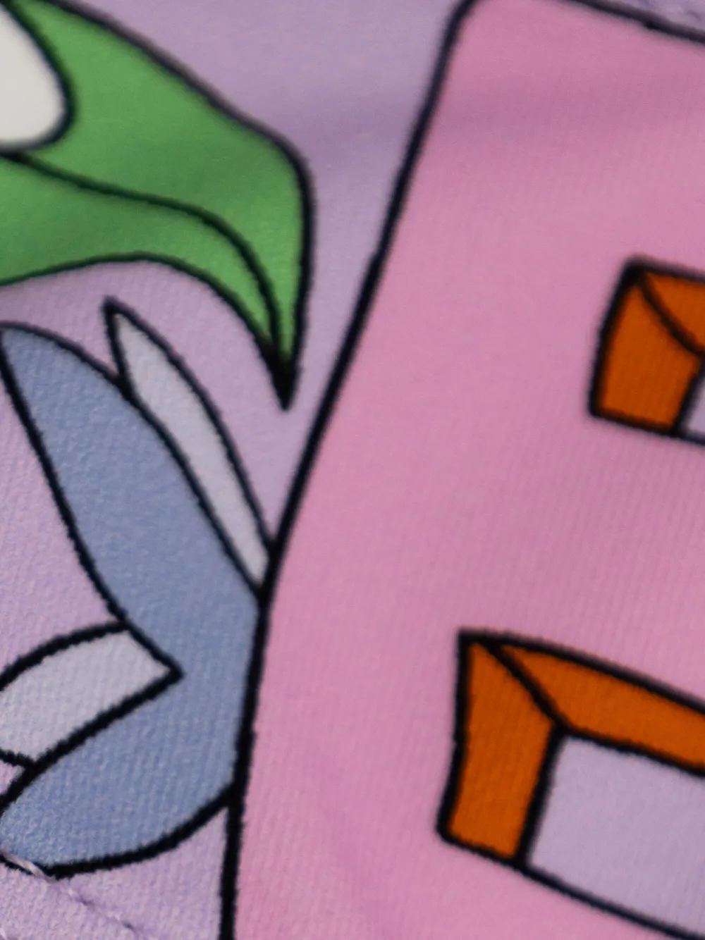 Stella McCartney Kids Bikini met logoprint Paars