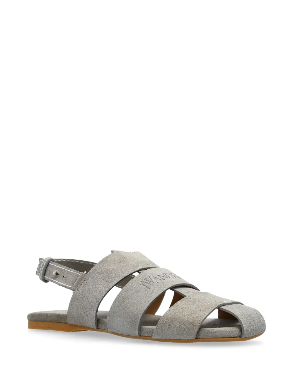 JW Anderson Fisherman suède sandalen Grijs