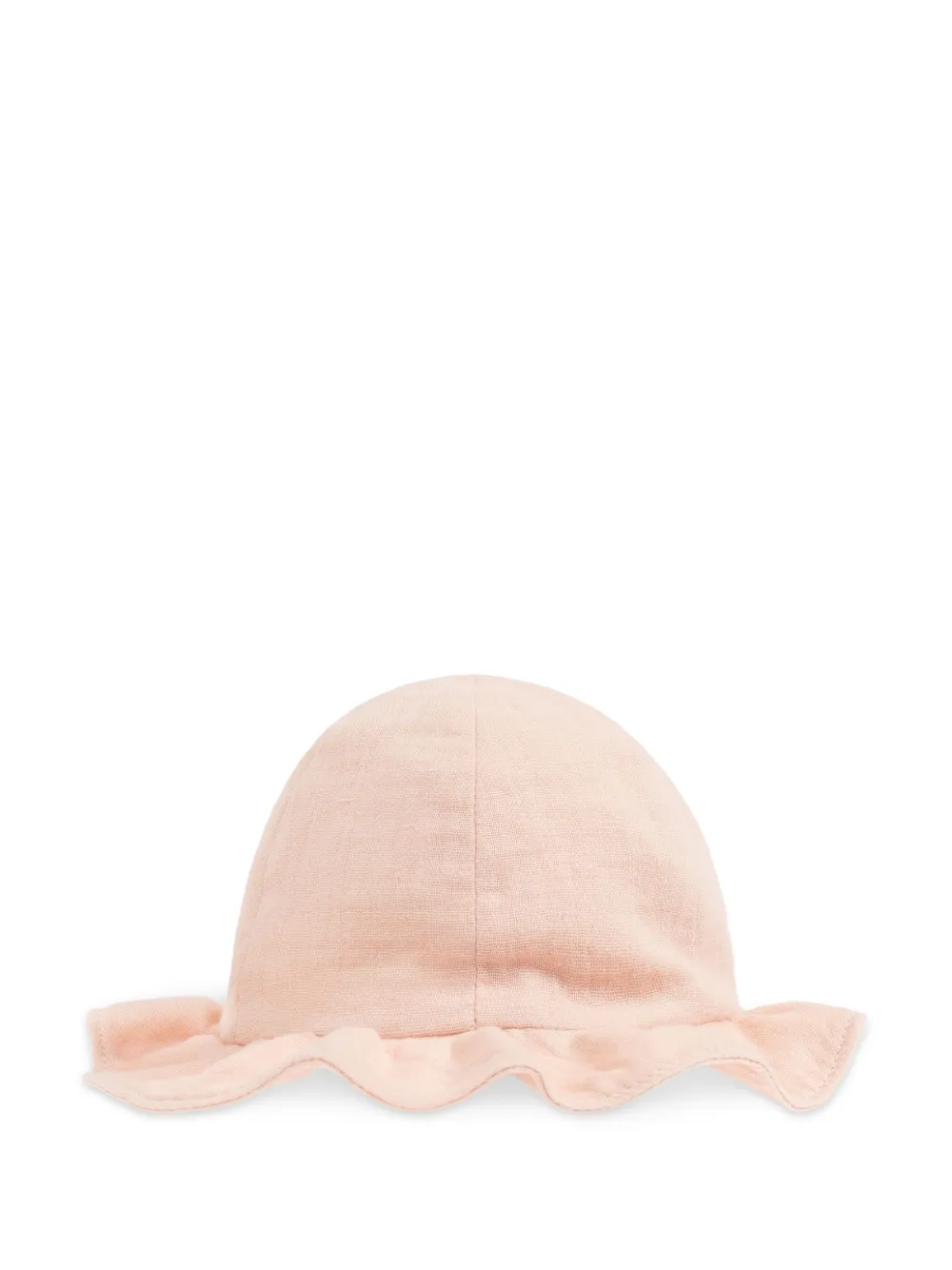 Moncler Enfant logo-appliqué bucket hat - Roze