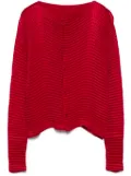 Issey Miyake cropped jacket - Red