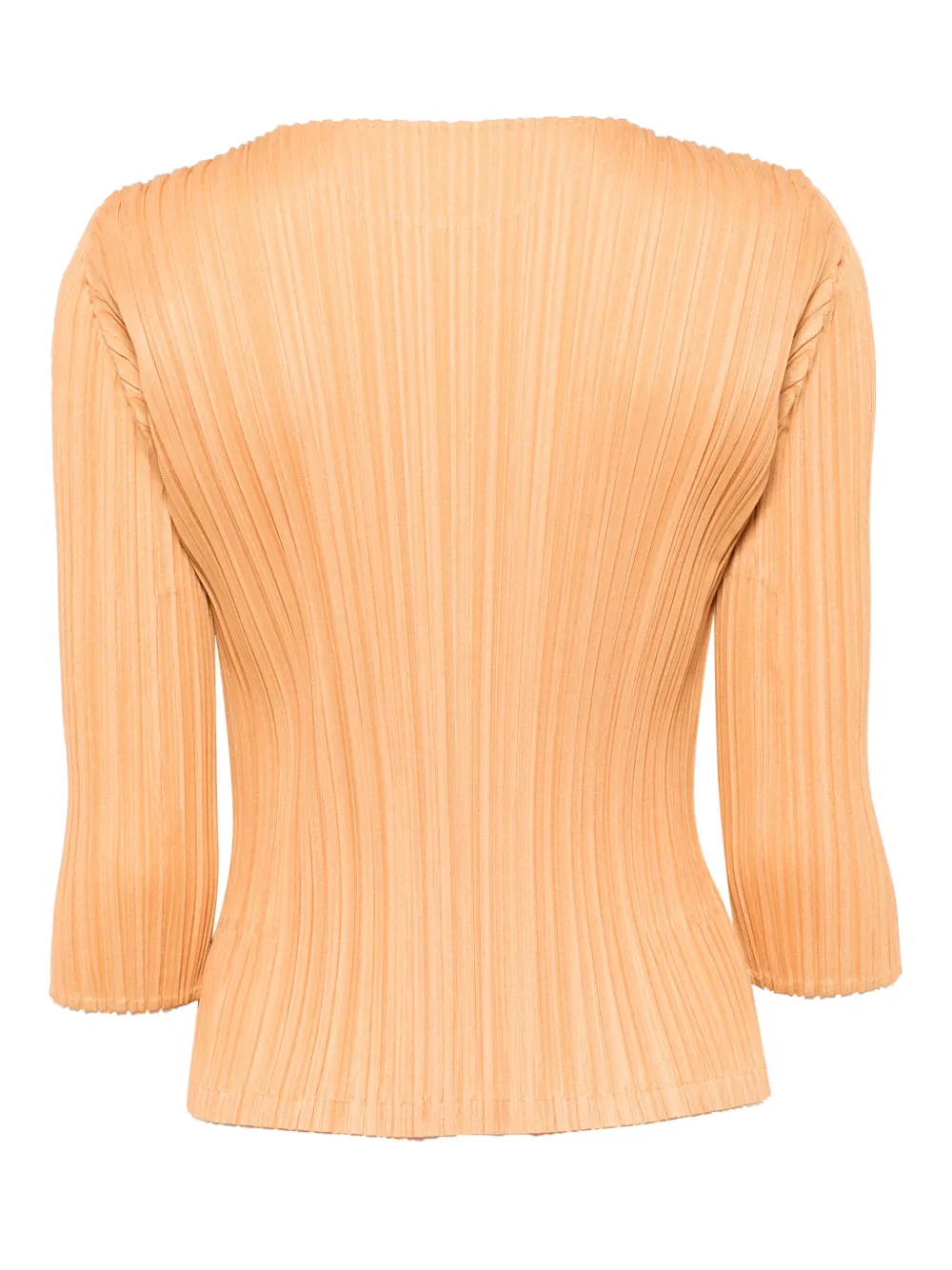 Issey Miyake Mellow Pleats top - Geel