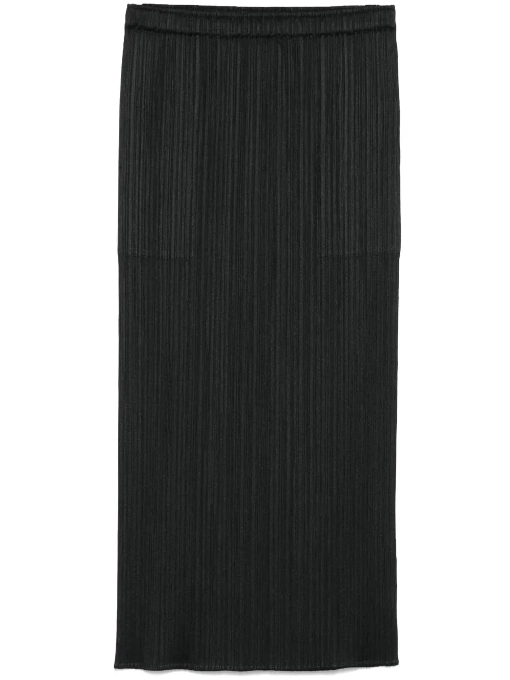 Issey Miyake Midi-plooirok Zwart