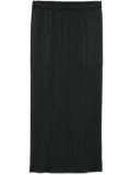 Issey Miyake pleated midi skirt - Black