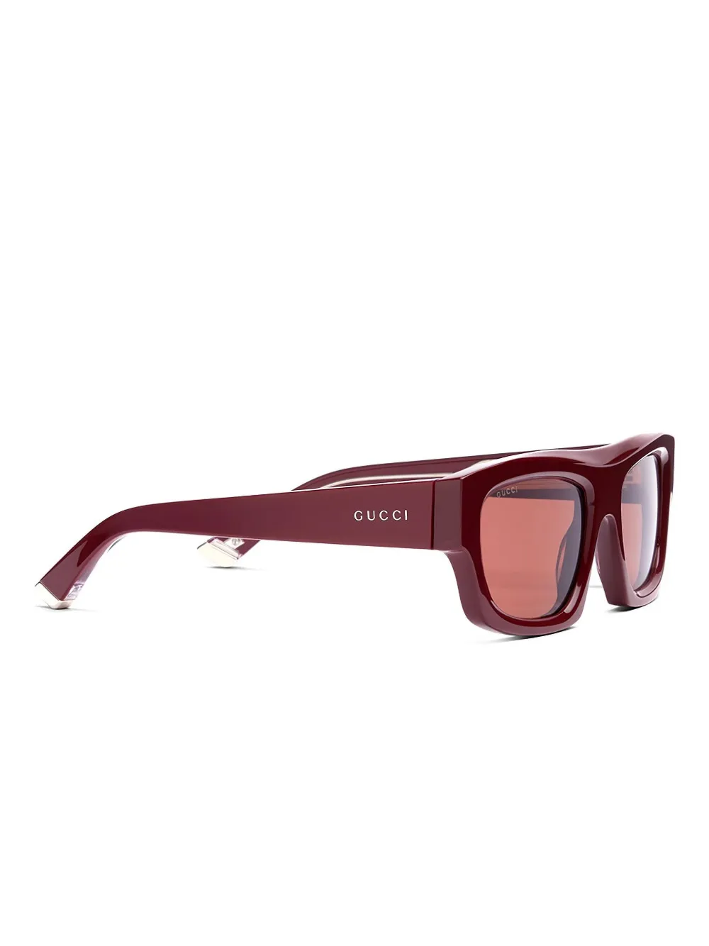 Gucci Eyewear rectangle-frame sunglasses - Rood