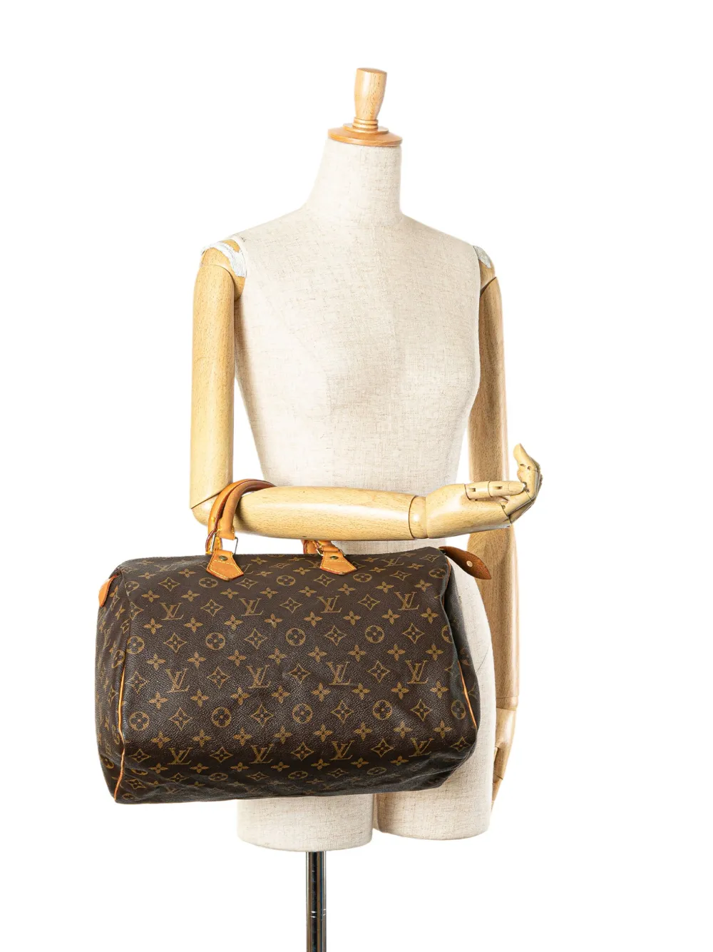 Louis Vuitton Pre-Owned 2004 Monogram Speedy 35 boston bag - Bruin