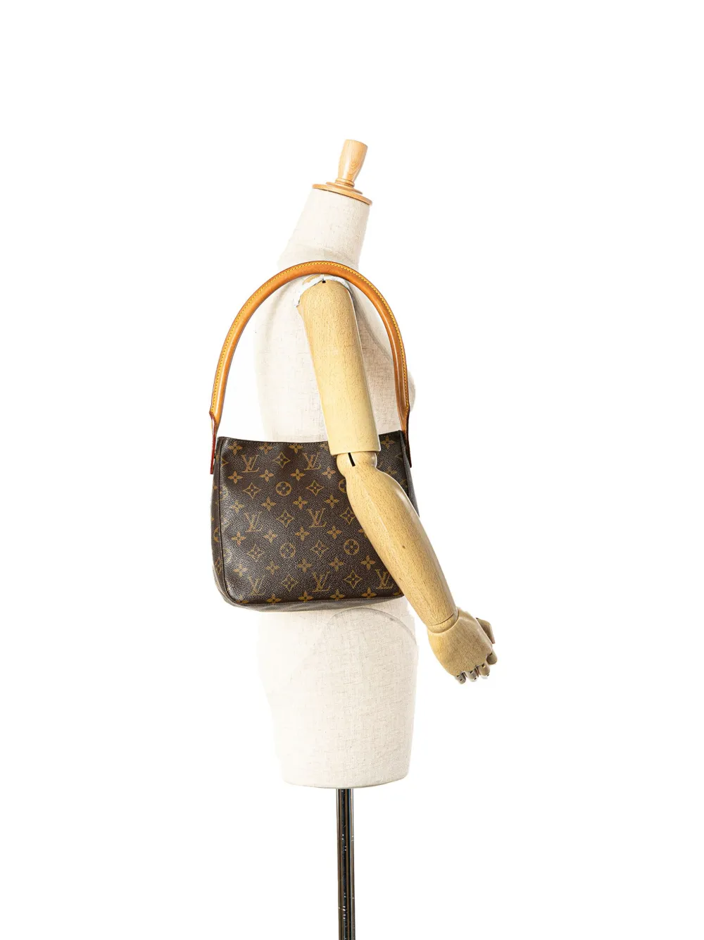 Louis Vuitton Pre-Owned 2001 Monogram Looping MM shoulder bag - Bruin