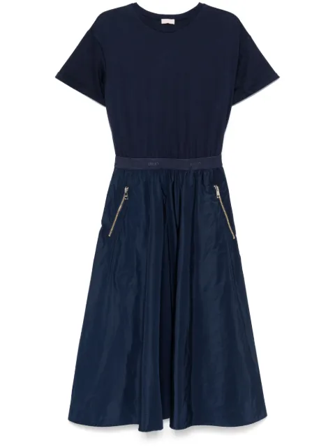 LIU JO vestido midi con paneles