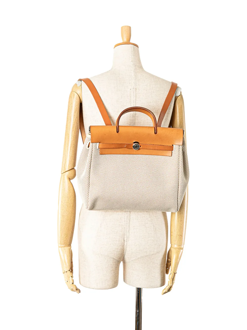 Hermès Pre-Owned 2002 Toile Herbag PM backpack - Bruin