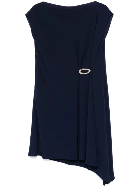 LIU JO draped-detailing mini dress