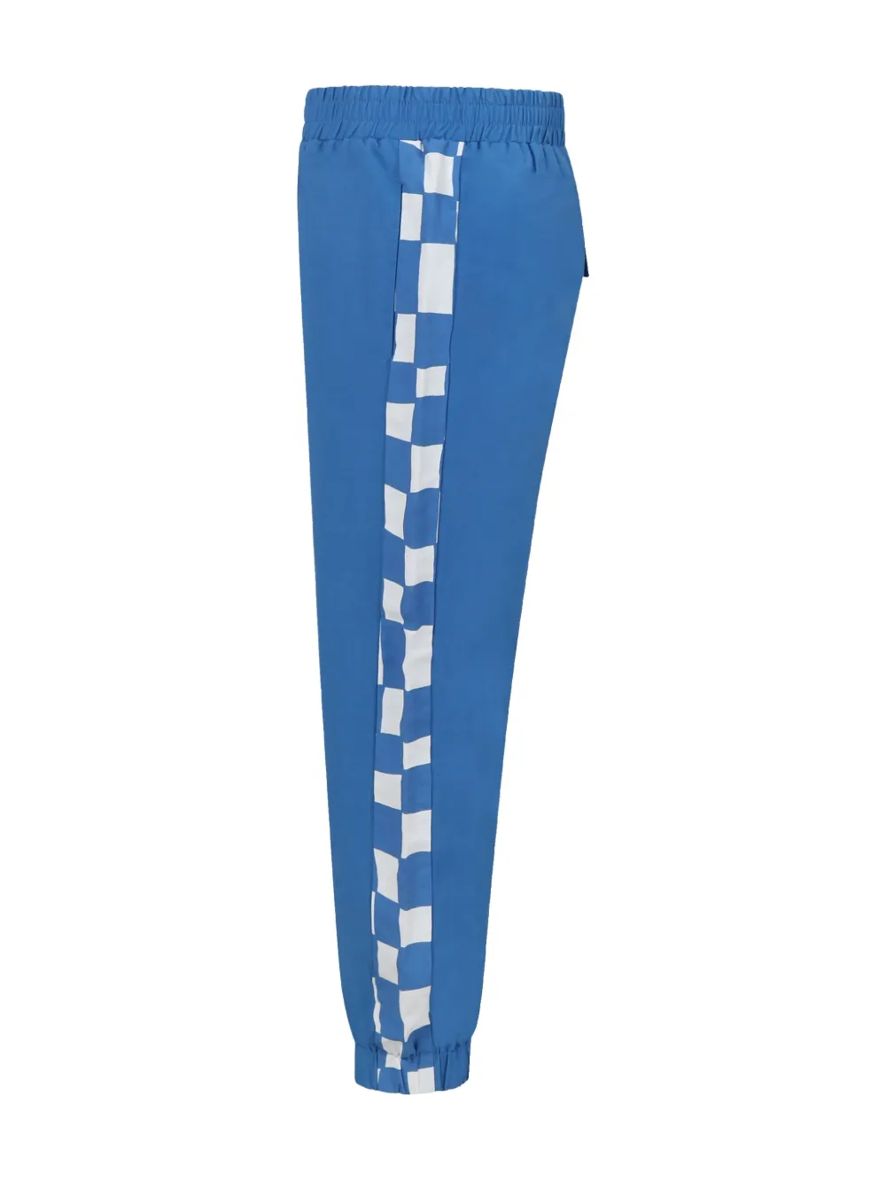 Stella McCartney Kids Geruite joggingbroek Blauw
