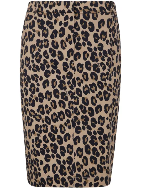 ASPESI leopard-print skirt
