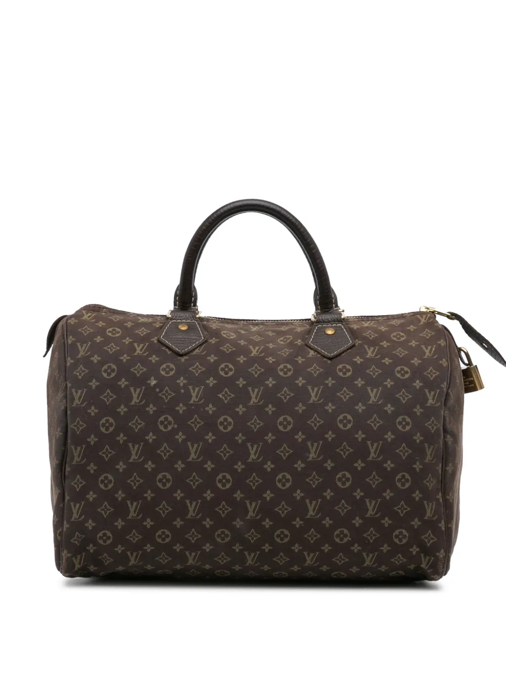 Louis Vuitton Pre-Owned 2007 Monogram Mini Lin Speedy 30 boston bag | Brown | Image 1