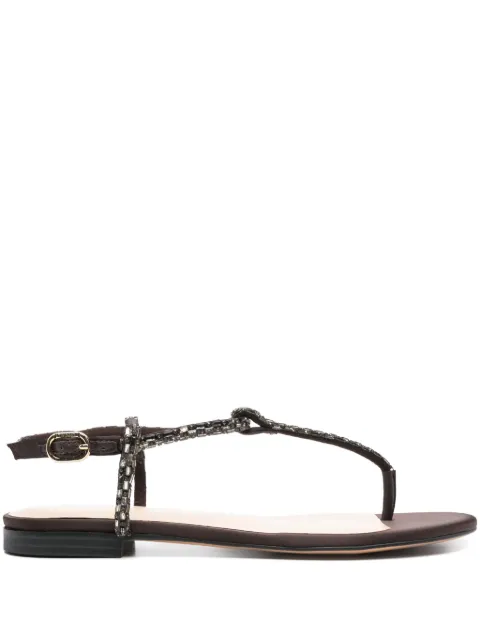TWINSET beaded sandals