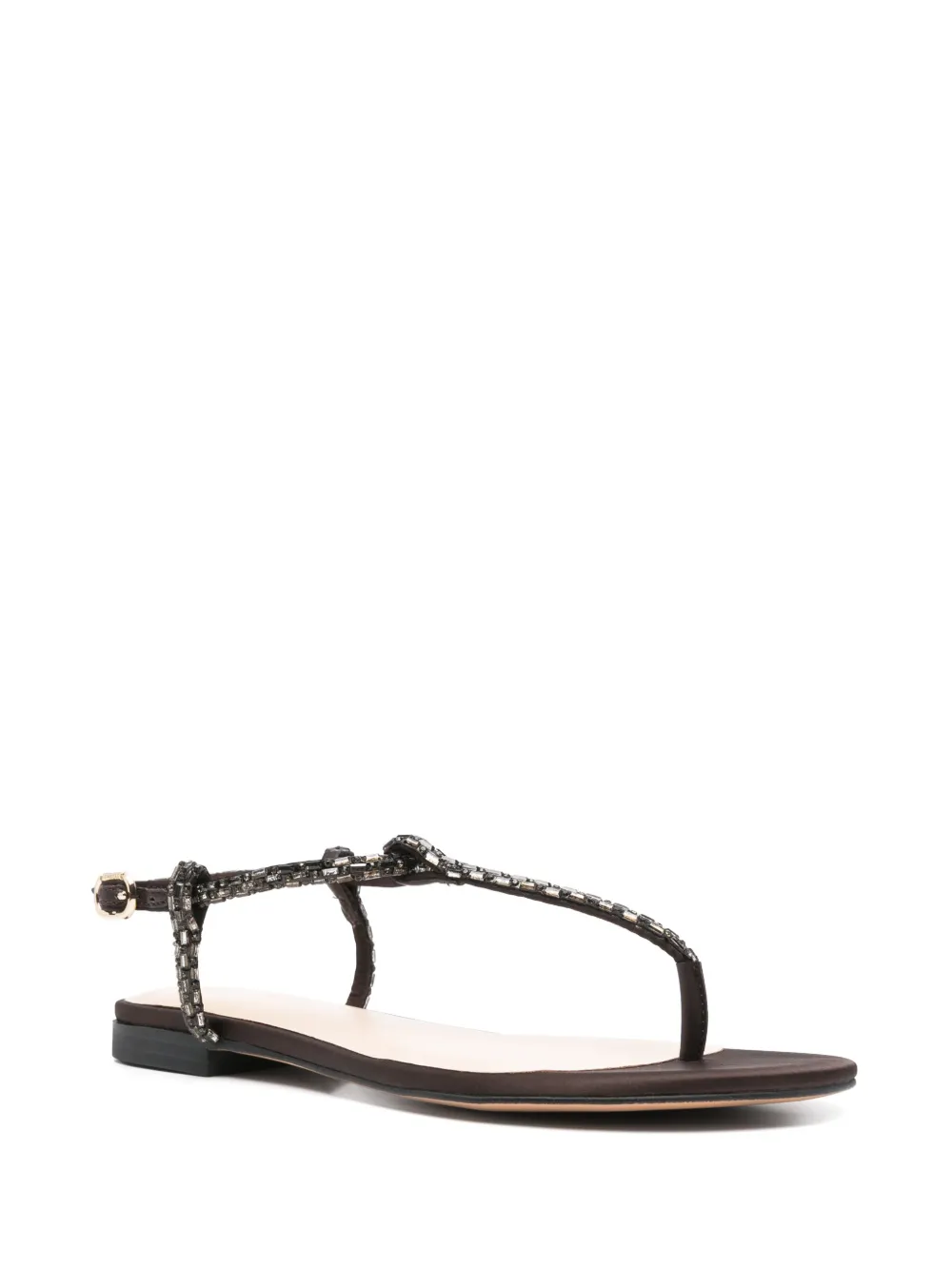 TWINSET Sandalen met kralen - Bruin