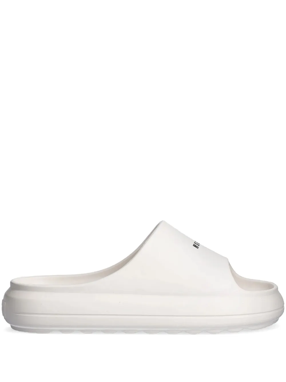 MSGM logo-print slides White