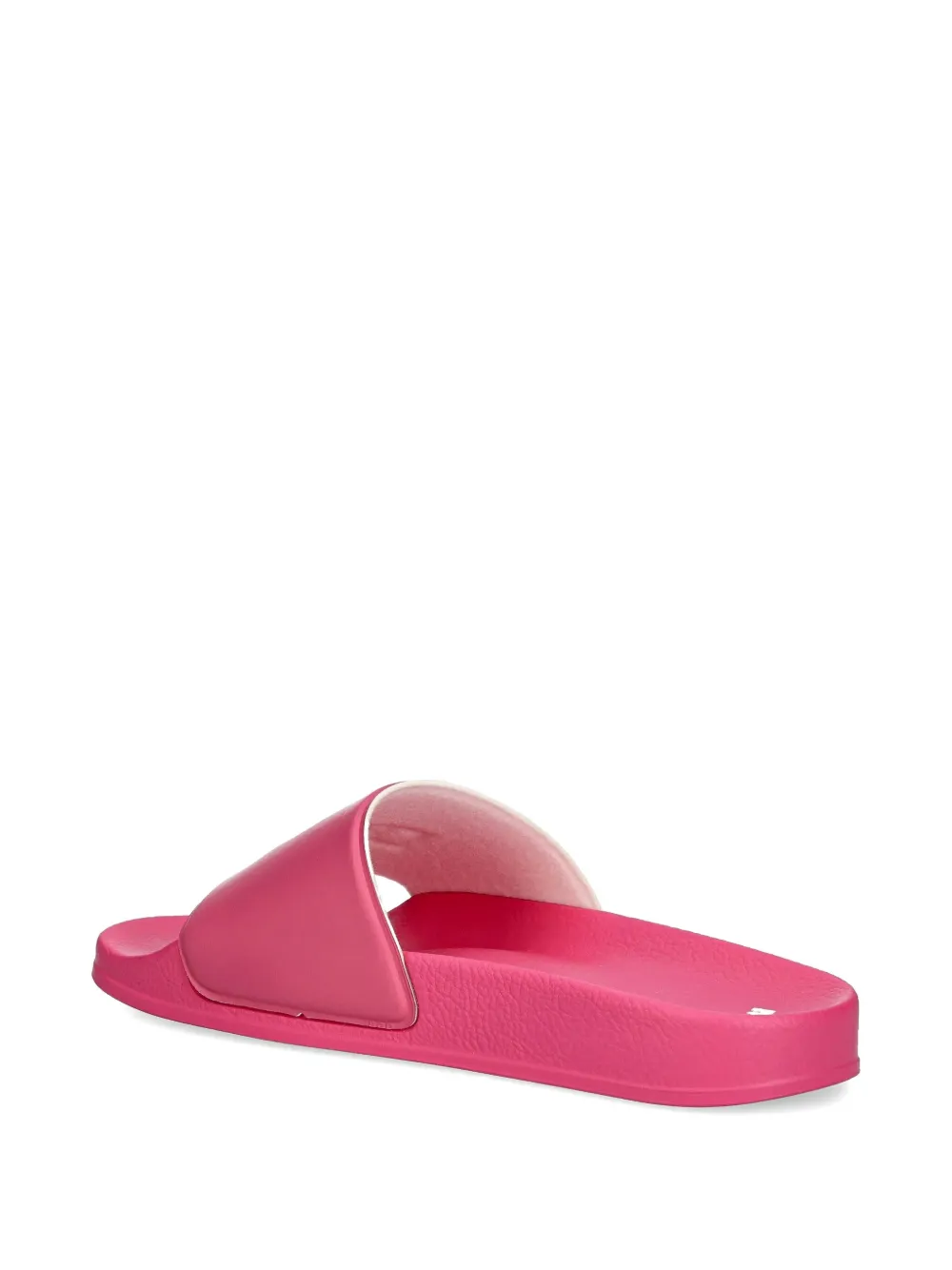 MSGM Slippers met logo-reliëf Roze