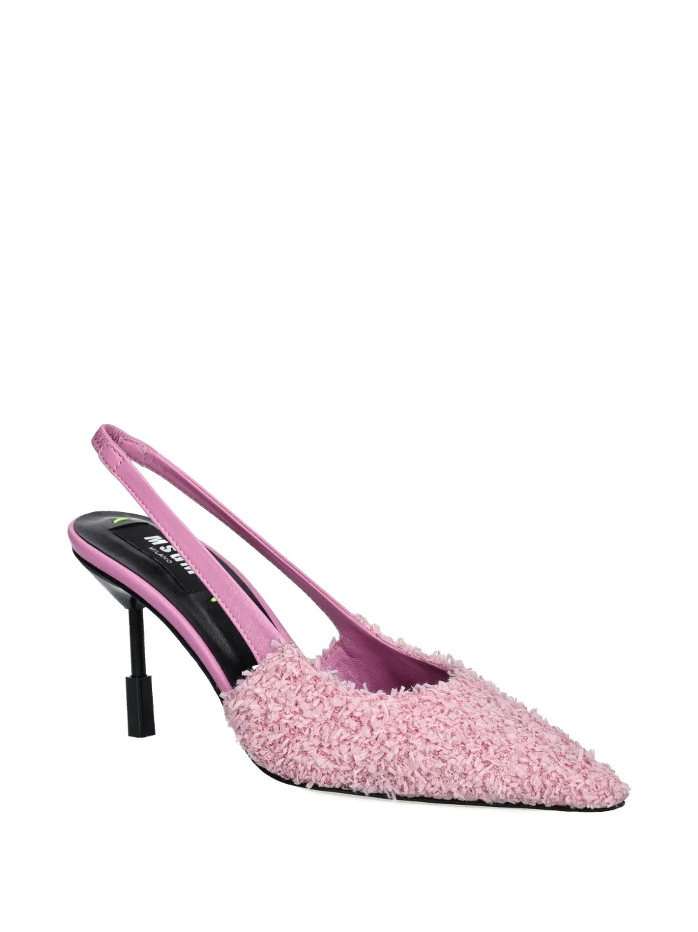 MSGM 85mm slingback pumps - Roze