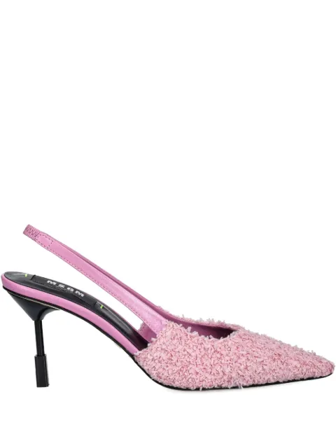 MSGM 85mm slingback pumps