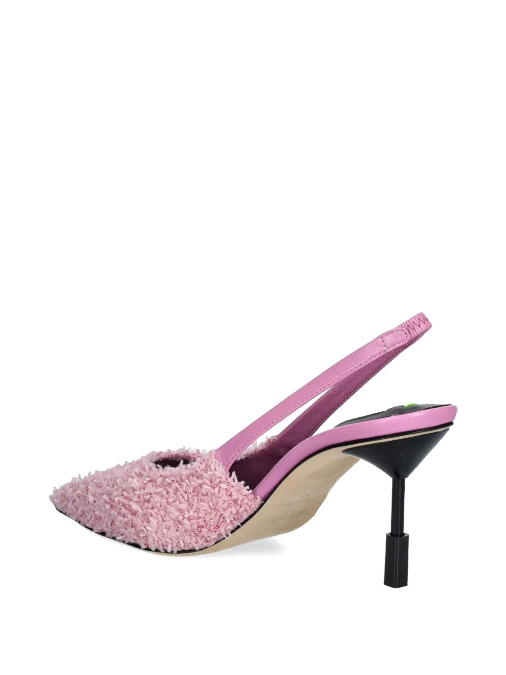 Msgm 85mm Slingback Pumps In Pink