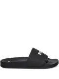 MSGM logo-embossed slides - Black