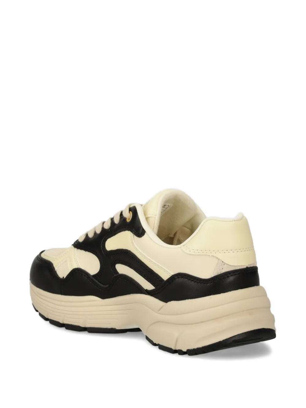 Gant leather panelled low-tops sneakers - Beige