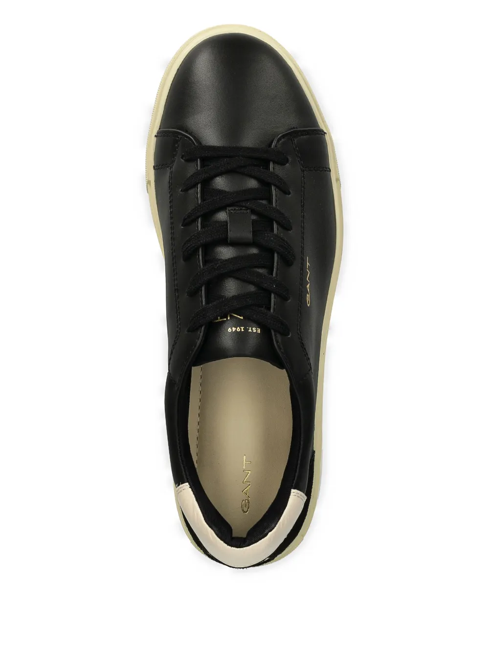 Gant Leren sneakers Zwart