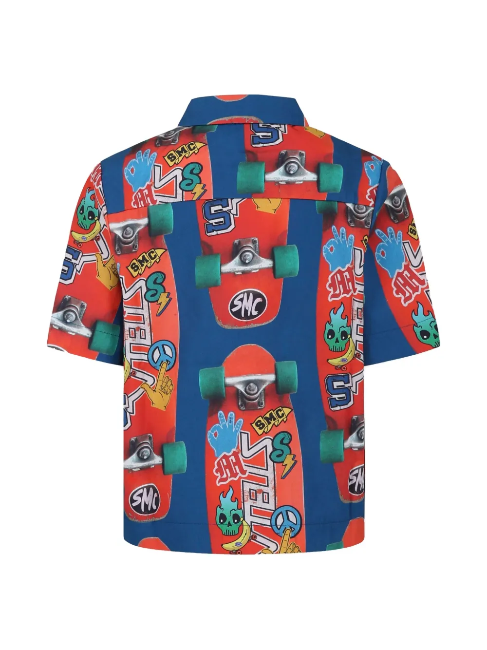 Stella McCartney Kids graphic-print shirt - Blauw