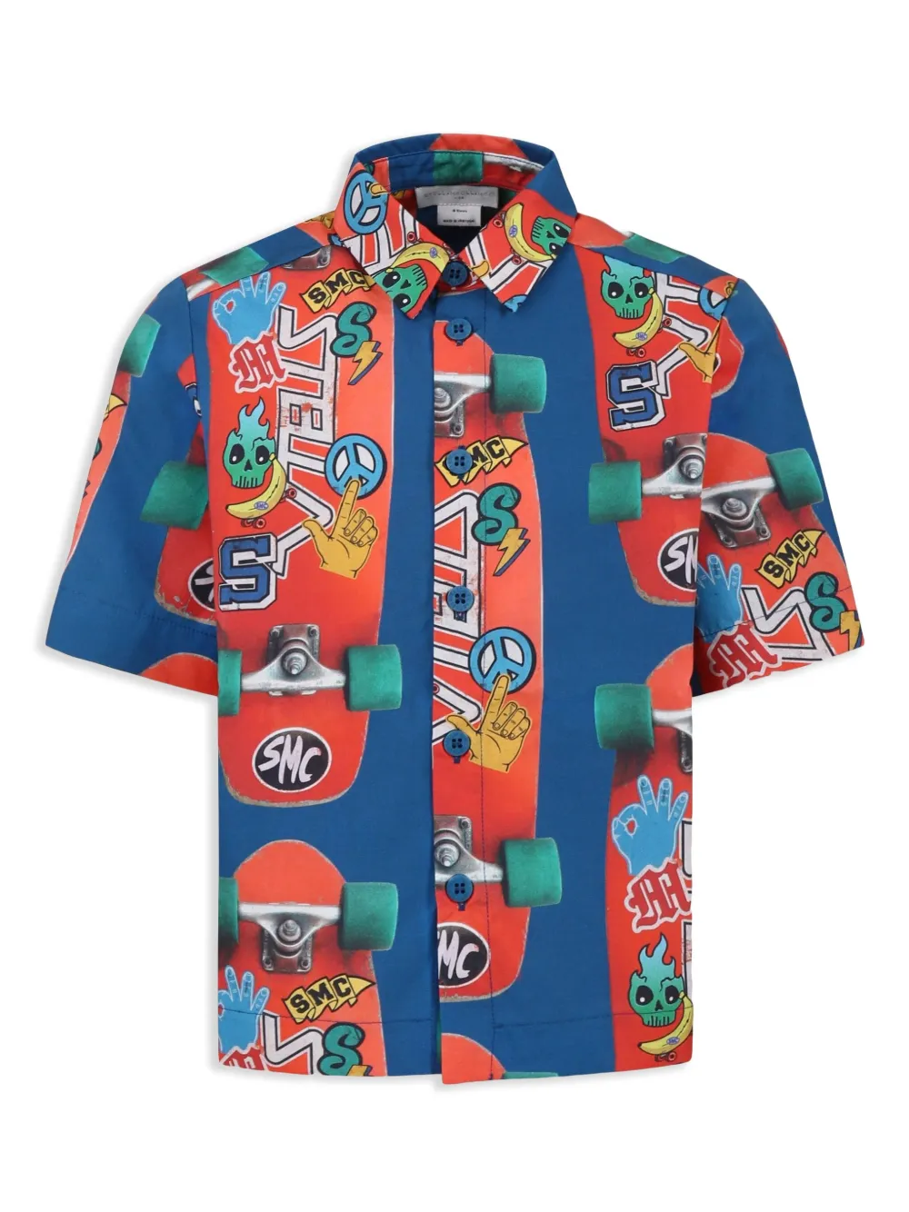 Stella McCartney Kids Shirt met print Blauw