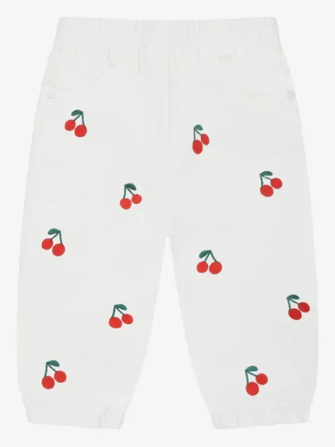 Stella McCartney Kids bukser med kirsebærtryk
