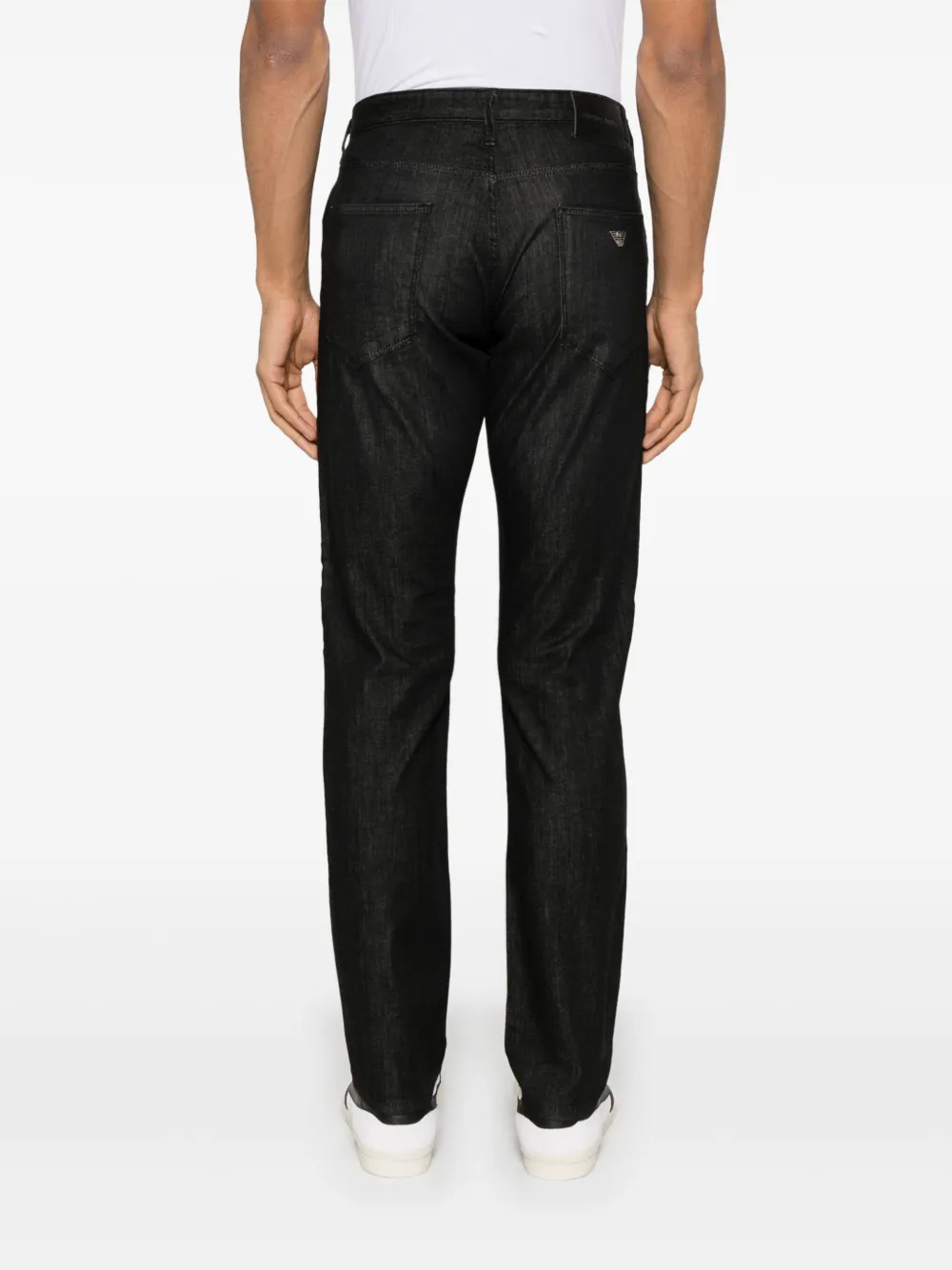 Emporio Armani Slim-fit jeans Zwart