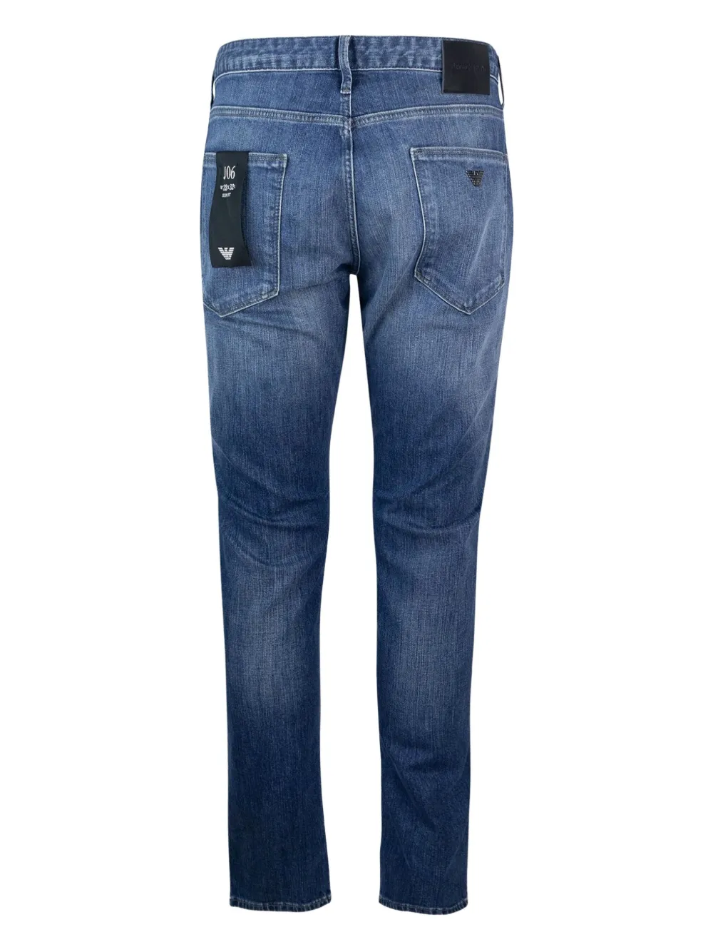 Emporio Armani Slim-fit jeans - Zwart