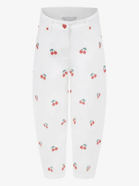 Stella McCartney Kids cherry-print jeans