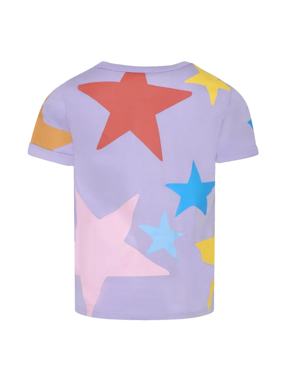 Stella McCartney Kids star-print t-shirt - Paars