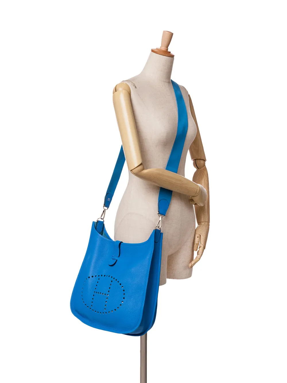 Hermès Pre-Owned 2012 Clemence Evelyne III 29 crossbodytas - Blauw