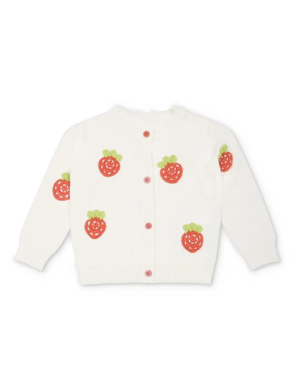 Stella McCartney Kids embroidered motif cardigan - Bianco