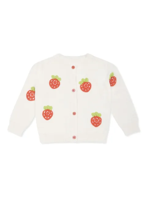 Stella McCartney Kids Cardigan com motivo bordado