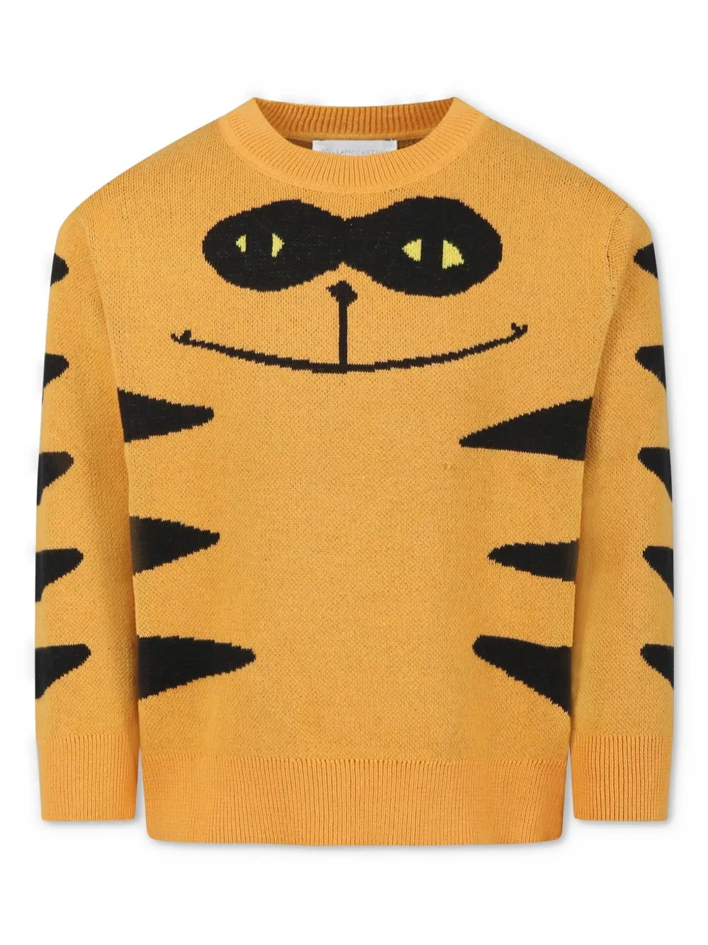 Stella McCartney Kids Orange Cat trui Oranje