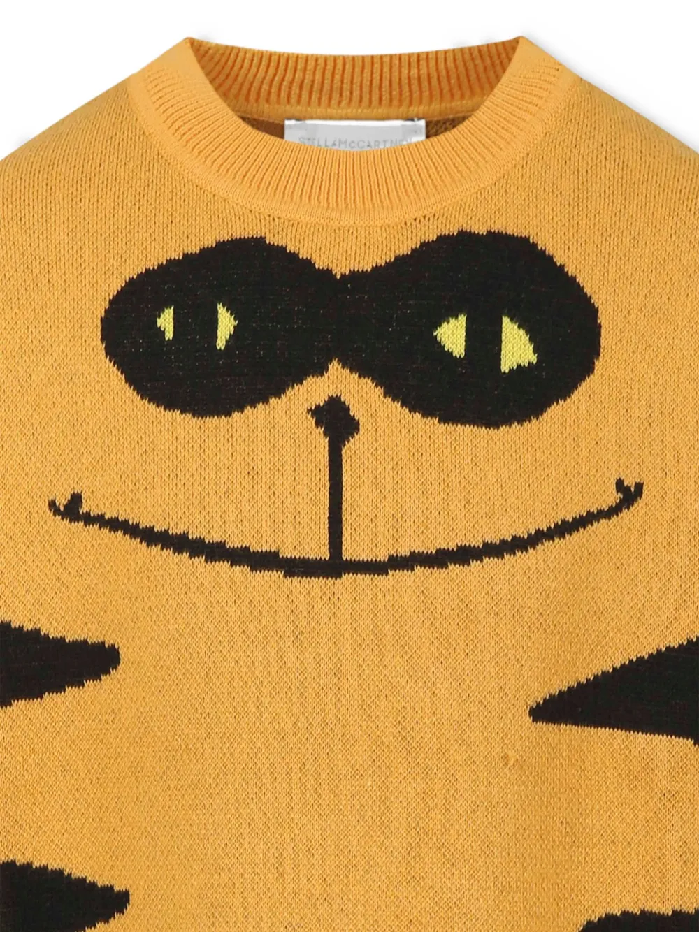 Stella McCartney Kids Orange Cat trui Oranje