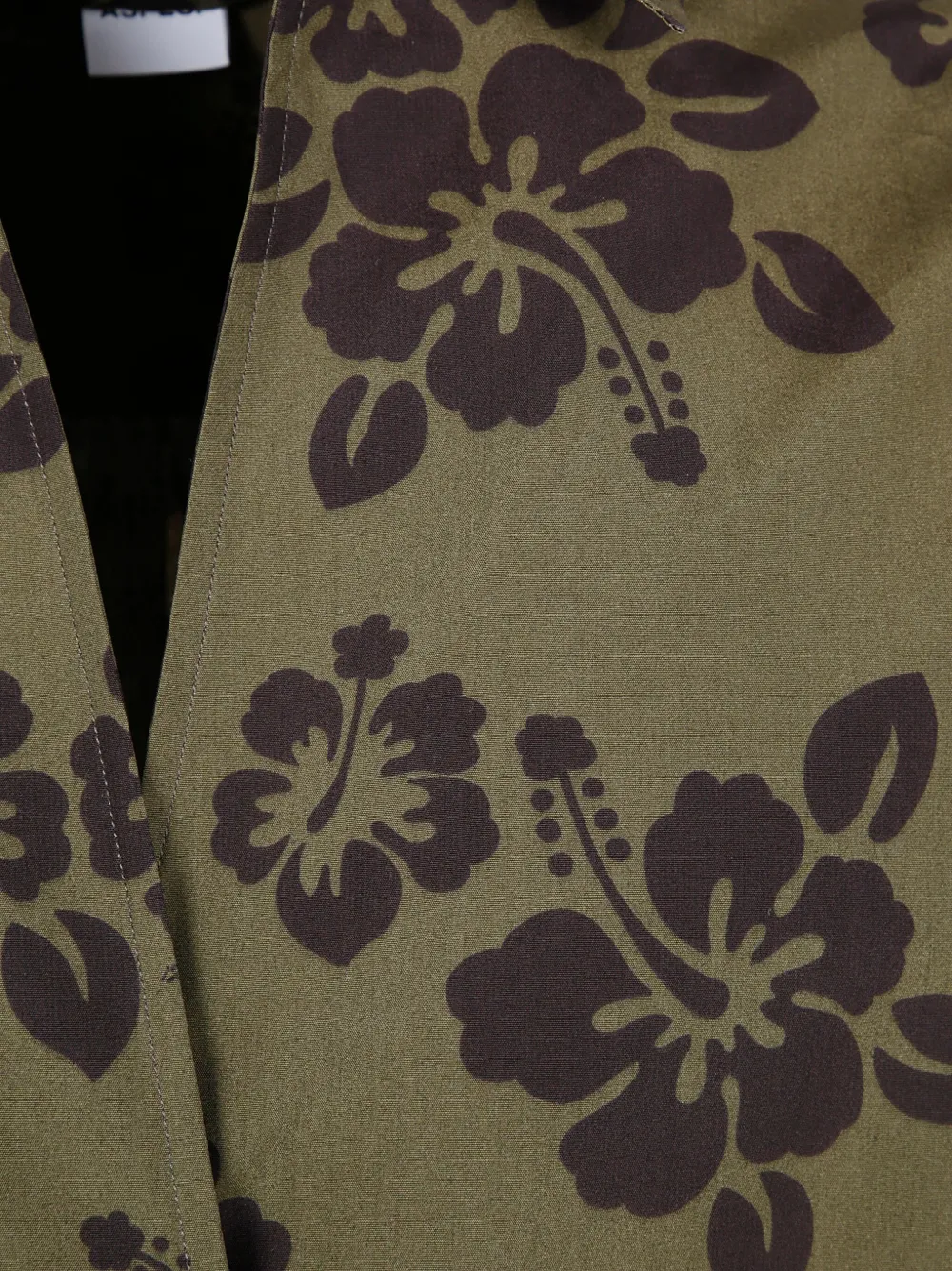 ASPESI Jurk met bloemenprint Groen