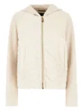 Moorer quilted hooded puffer jacket - Neutrals