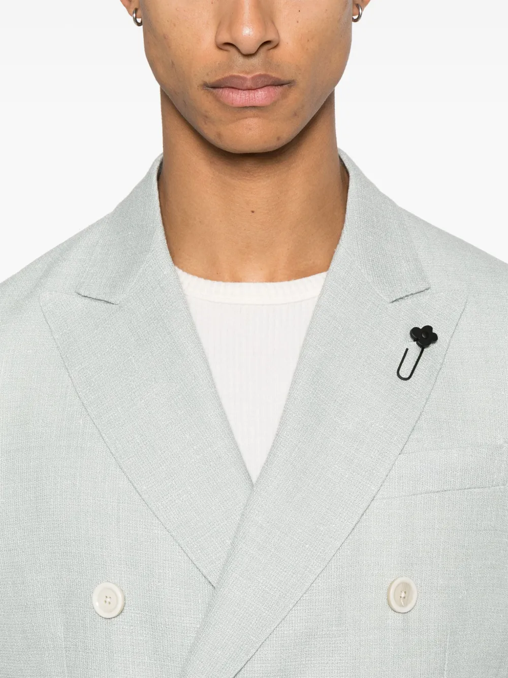 Lardini Blazer met dubbele rij knopen Blauw