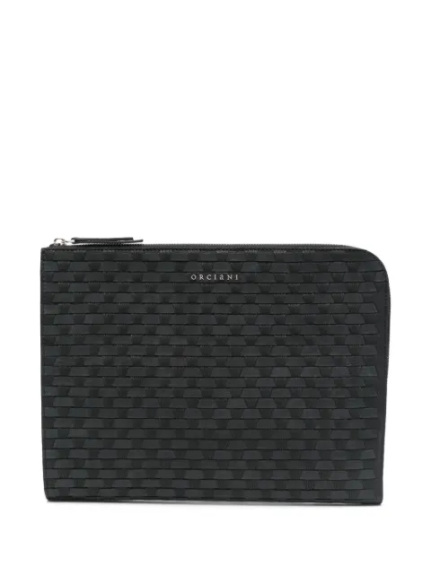 Orciani leather briefcase