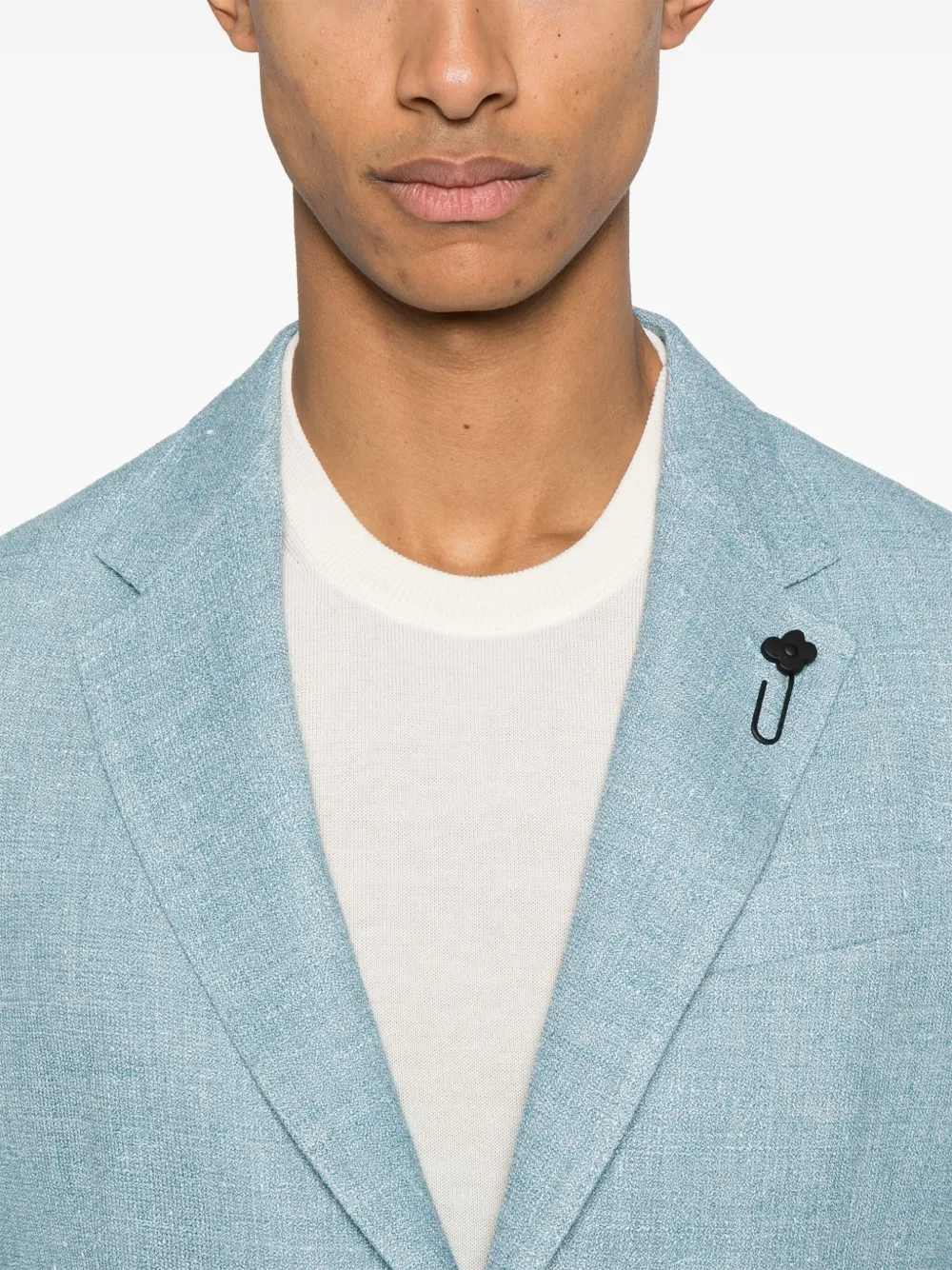 Lardini Blazer met enkele rij knopen Blauw