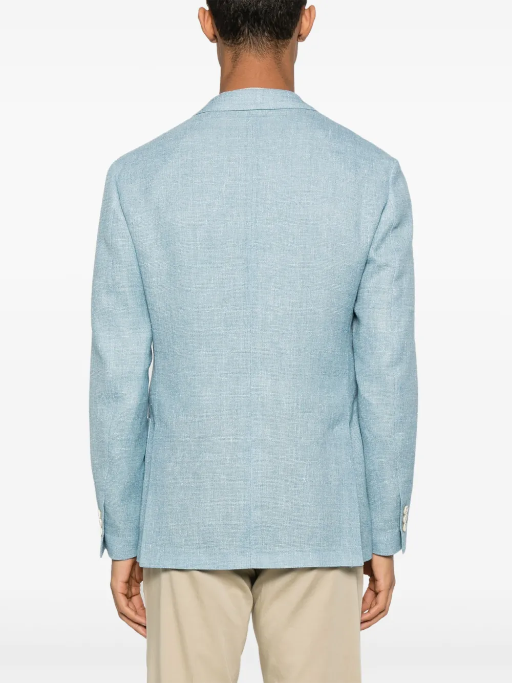 Lardini Blazer met enkele rij knopen Blauw