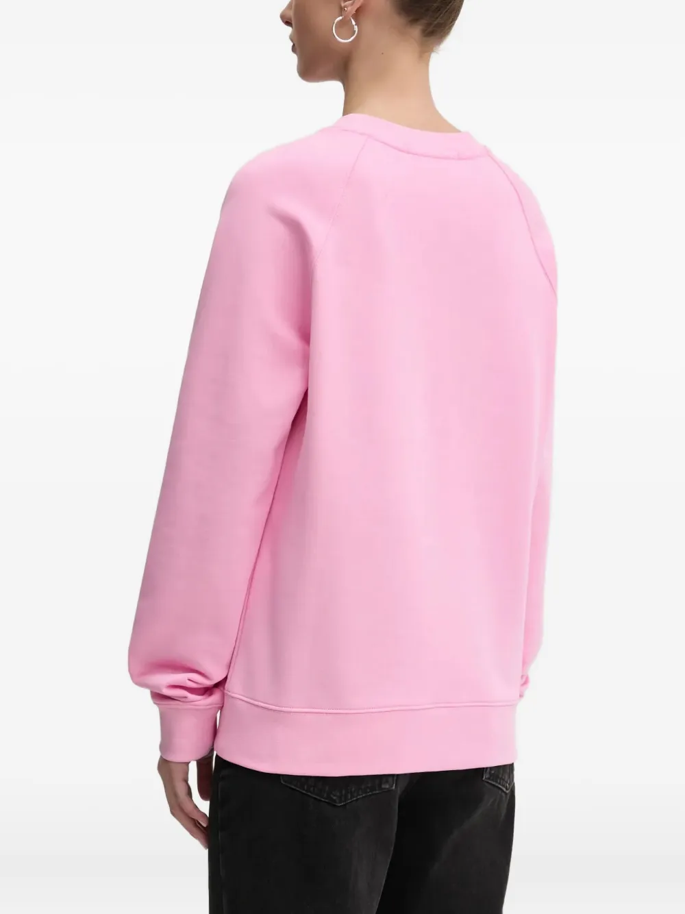 Msgm Woman Sweatshirt Pink Size M Cotton In Pink