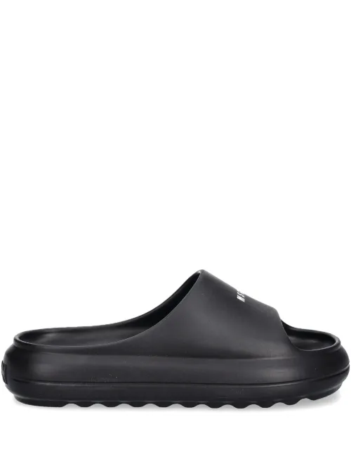Claquettes à logo imprimé - MSGM - Modalova