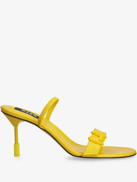 MSGM 85mm logo-plaque sandals