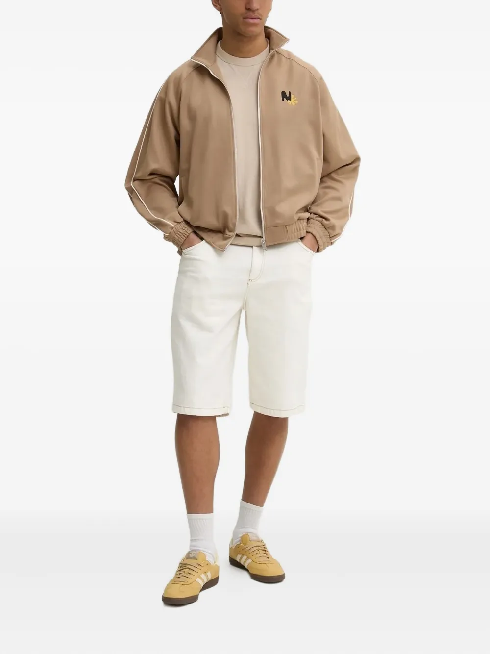 MSGM embroidered-logo zip-up sweatshirt | Sweatshirts | Image 2