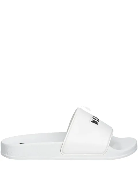 MSGM logo-embossed slides