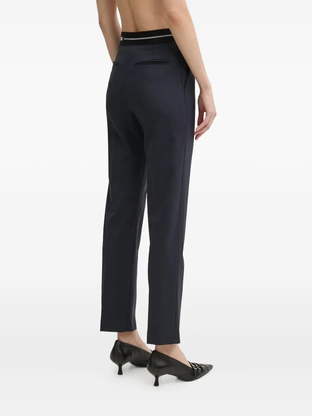 MSGM elastic-waistband trousers | Straight-Leg Pants | Image 2